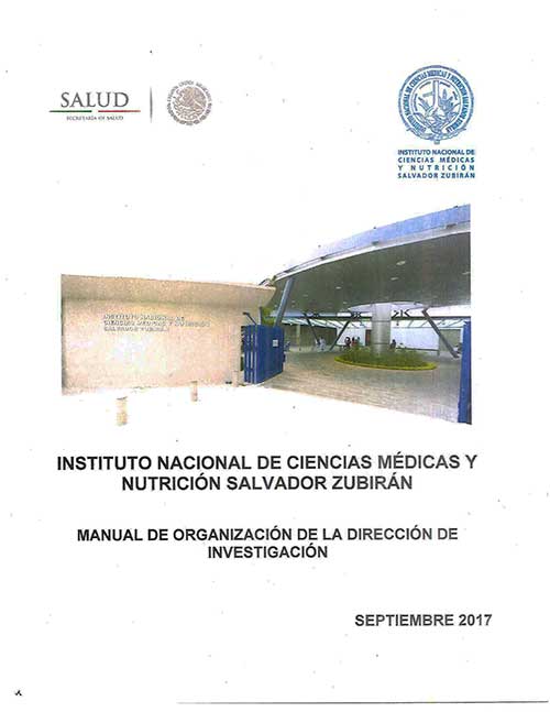 img MANUAL DE ORGANIZACIÓN DE LA DIRECCIÓN DE INVESTIGACIÓN